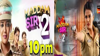 Madam Sir Season 2 Confirm Release Date on Sony Sab TV l madamsirserial gulkijoshi [upl. by Brawner]