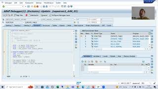 47  Additional ABAP Concepts  Update Function Module  Introduction Part2 [upl. by Hungarian98]