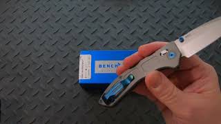 BENCHMADE MINI NARROWS TITANIUM 743 [upl. by Donata796]