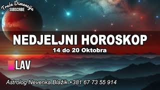 Nedeljni horoskop od 14 do 20 Oktobra [upl. by Jaunita]