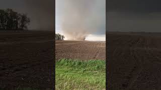 Large Dust Devil Spins Across Minnesota Field [upl. by Audres704]