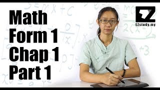 中文解释  SPM数学【Rational Number】 form 1 chapter 1 part 1 [upl. by Nosnarb]