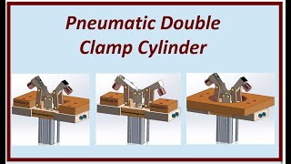 ⚡Pneumatic Double Clamp Cylinder Engineering Robotics [upl. by Xed]