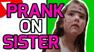 sleeping pranks 2020 best way to prank your sister [upl. by Aleetha]