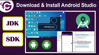 How to Install Android Studio With Java JDK and SDK on Windows 10 [upl. by Alidus]