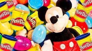 Kinder Surprise Eggs Play Doh Surprise Egg Huevo kinder Sorpresa [upl. by Ulrick]