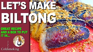 5 DAY Biltong  Full Tutorial  PLUS Building a Biltong BOX [upl. by Dmitri]