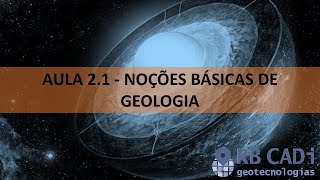 Aula 21  Noções Básicas de Geologia [upl. by Deerdre]