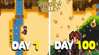 YesI Actually Panned for 100 Days in Stardew Valley [upl. by Renault508]