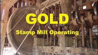 Gold Stamp Mill in Operation  Dahlonega Georgia [upl. by Fabien]