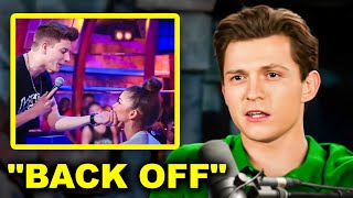 quotBack Offquot Tom Holland Reacts To Matt Rifes Attempt At Zendaya [upl. by Rees286]