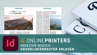 Grundlinienraster in InDesign anlegen – Basics Tutorial [upl. by Nadab]