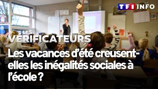 Les vacances d’été creusentelles les inégalités sociales à l’école  LesVérificateurs [upl. by Lladnew]