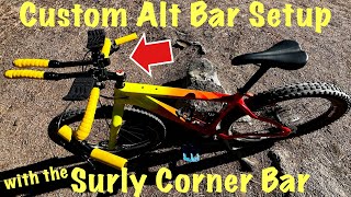 Surly Corner Bar  Drop Bars for Mountain Bikes  Aero Salsa Beargrease  Fat bike [upl. by Yrruc]