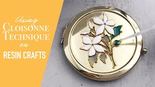 Using Cloisonne Technique On Resin Crafts  When Ancient Technique Meets New Materials [upl. by Annayehc504]