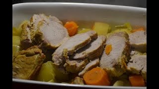 Rôti de porc aux légumes recette cookeo [upl. by Mirabella264]