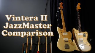 Vintera II JazzMaster Vs 40th Anniversary JazzMaster  Working Class Music [upl. by Yrohcaz505]