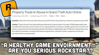 Rockstars DOUBLE STANDARDS amp HYPOCRISY On Patching Glitches GTA 5 ACCOUNT WIPE RANT [upl. by Nerty]