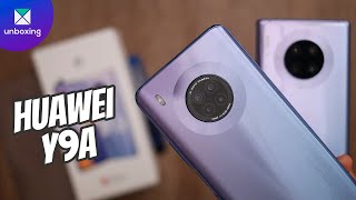 Huawei Y9a  Unboxing en español [upl. by Skoorb438]