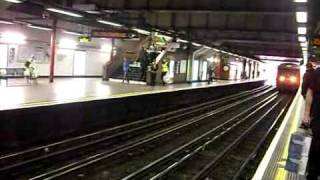 Two London Underground C Stock Trains at Liverpool Street [upl. by Chladek]