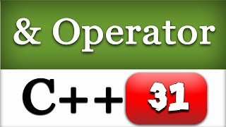 Address operator in C  amp Operator  CPP Programming Video Tutorial [upl. by Geilich]