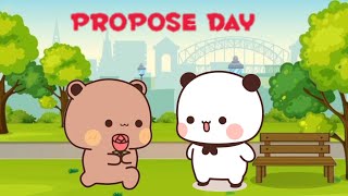 Propose Day Special Video Peach Goma Bubu Dudu  Sugar Brownie Panda Bear [upl. by Weissberg]