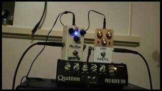 Wampler Plexi Drive vs Ramble Fx Marvel Drive with Humbuckers [upl. by Nilek921]