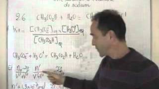 cours TS  chimie  calcul de la constante dacidité de lacide éthanoïque [upl. by Eniamirt]