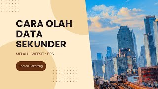 CARA OLAH DATA SEDERHANA MELALUI SPSS 16 DARI DATA SEKUNDER BPS [upl. by Nazar161]