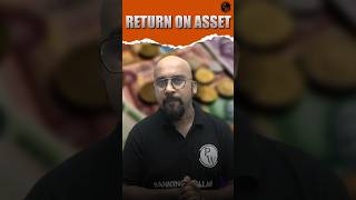 Return on Asset RoA ytshorts shortsfeed jaiibcaiibwallah [upl. by Airtal44]