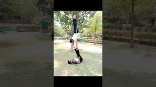 Split on pole  flexibility workout [upl. by Gillmore796]