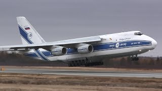 Antonov An124  Takeoff amp Landing [upl. by Saffren92]