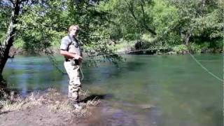 Fly Fishing Instruction  How to Dry Fly Fish for Trout [upl. by Ran]