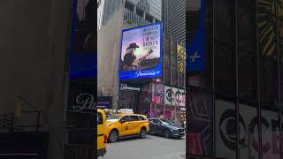 Throwback to the streets of Times Square 🤩 Whos watched ImNotBroken on Paramount 🙋‍♀️ [upl. by Kaitlyn]