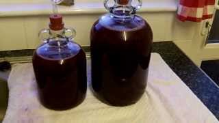 Making Blackberry Wine Part Two [upl. by Suiramed632]