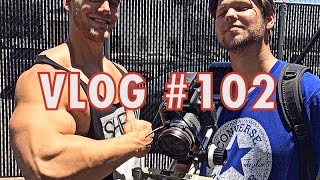 VLOG 102  Venice Muscle Beach Charles Glass amp Thai Food [upl. by Anitnemelc255]