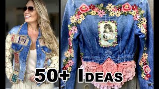 50 Jean Jacket Upcycle Ideas to Inspire Your Next Project [upl. by Bores]