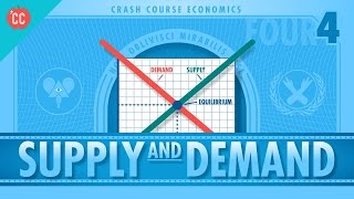 Supply and Demand Crash Course Economics 4 [upl. by Nael143]