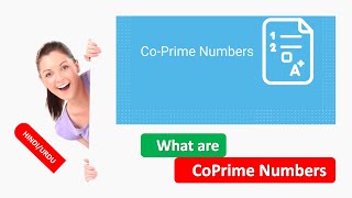 What are CoPrime Numbers  co prime number kise kahate hain  what are coprimes in HINDI [upl. by Claudio]