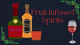 How to make fruit infused spirits liqueur winter drinks [upl. by Narud]