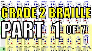 Grade 2 Braille 17  How to Memorize 50 of the 64 Braille Cells [upl. by Allemap75]