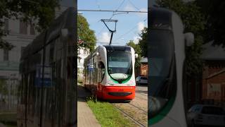 Končar TMK 2300 in Liepāja🇱🇻 tram publictransport liepaja latvia shorts [upl. by Micco]