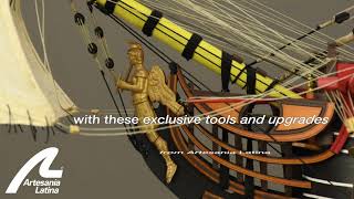 Santisima Trinidad exclusive tools and upgrades by Artesania Latina [upl. by Evets349]