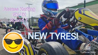 Access Karting GXUK Cadets Fulbeck Round 1 [upl. by Nylarac557]