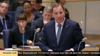 quotLöfven gav den bästa presenten till Reinfeldtquot  Nyhetsmorgon TV4 [upl. by Halueb]