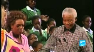 Quand les célébrités du monde entier étaient aux pieds de Mandela [upl. by Eerpud648]