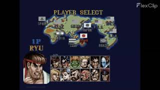 Street Fighter 2  Character Select slowed and reverb [upl. by Earahc555]