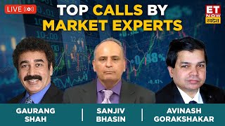 Share Market Updates Live  First Stocks Trade  Sanjiv Bhasin  Gaurang Shah  Avinash Gorakshakar [upl. by Noiramaj]