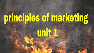 principles of marketing chapter 1 በ አማርኛ [upl. by Ailedua]