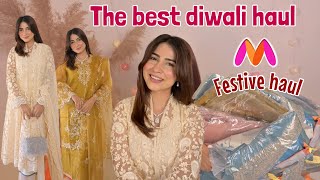 THE BEST Diwali Outfits Ideas  haul myntra [upl. by Tobit284]